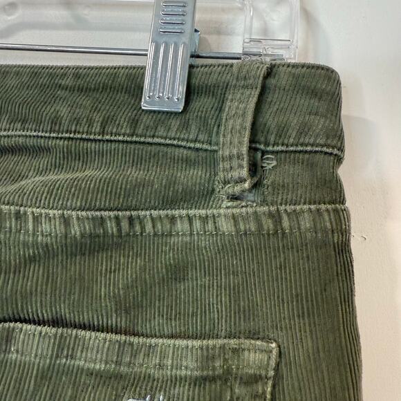 Stio Women's Rivet Cord Pants Corduroy Stretch Green 10 Reg Slim Skinny - Picture 9 of 10